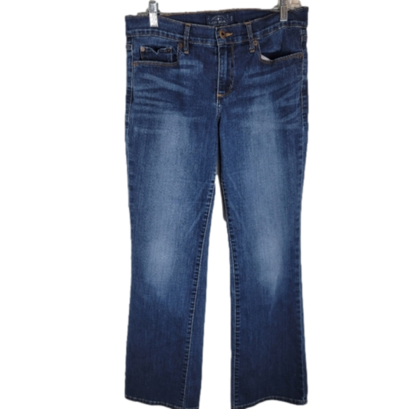 Lucky Brand Denim - Lucky Brand Sweet Boot Dark Wash Distress Jeans Size 8/29